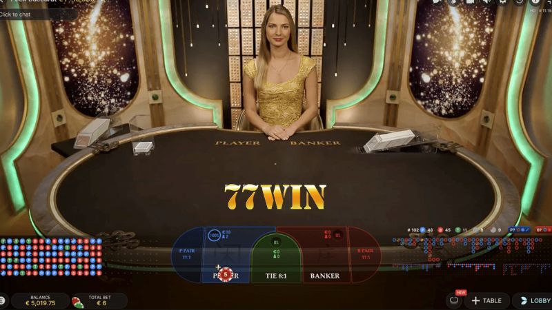 Cách tính điểm Baccarat 77win